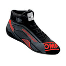 OMP RACING, INC. OMP SPORT SHOES FIA 8856 -2018 BLACK / RED SZ. 41 IC0-0829-A01-073-41