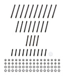 OPTITORQUE TECHNOLOGIES LLC BBC Head Stud Kit w/ Brodix Heads 10517