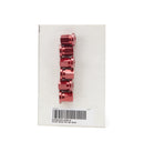 PEM Cover Nuts For QC Rear Short Red 6 Pack QCC0119SK-6