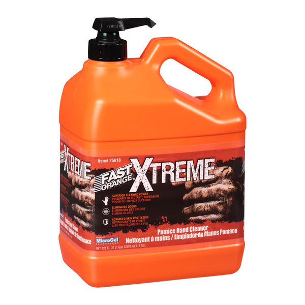 PERMATEX Fast Orange Hand Cleaner 1 Gallon w/Pump 25618