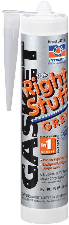 PERMATEX Right Stuff Gasket Maker 10.1oz Tube Grey 34310