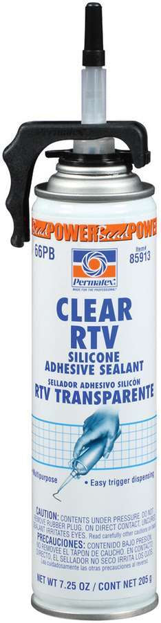 PERMATEX Powerbead Clear RTV Silicone 7.25oz 85913