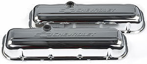 PROFORM BBC Chrome Bowtie V/C's - Short w/Baffle 141-114