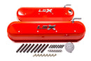 PROFORM GM LS Valve Covers - Slant Edge - Orange 141-257