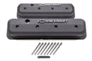 PROFORM SBC Valve Cover Slant Edge Black Crinkle 141-840