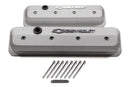PROFORM SBC Valve Cover Slant Edge Gray Crinkle 141-842