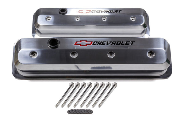 PROFORM SBC Valve Cover Slant Edge Polished 141-843