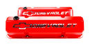 PROFORM SBC Slant Edge V/C's - Die Cast - Red 141-931