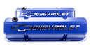 PROFORM SBC Slant Edge V/C's - Die Cast - Blue 141-932