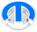 PROFORM Mopar Deluxe Air Cleaner Nut Chrome w/Blue Emblem 440-337