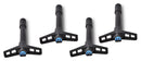 PROFORM Mopar V/C Wing Nuts Blk Crinkle Blue Emblem 440-756