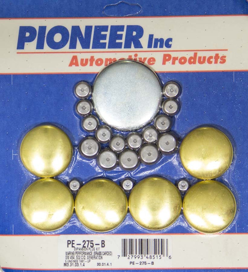 PIONEER BBC Gen V Freeze Plug Kit - Marine - Brass PE-275-B