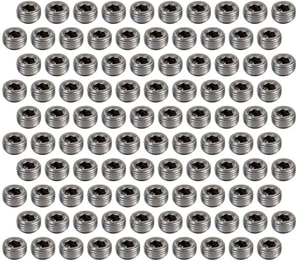 PIONEER 1/2 Pipe Plugs 100pk Hex Socket PP-568-T-100