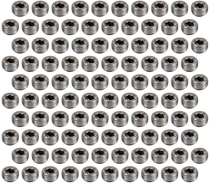 PIONEER 1/2 Pipe Plugs 100pk Hex Socket PP-568-T-100