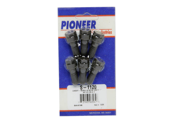 PIONEER Pressure Plate Bolt Kit - Chevy V8 (6) 3/8 x 1 S-1120
