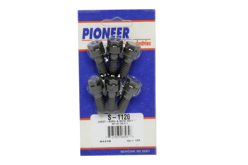 PIONEER Pressure Plate Bolt Kit - Chevy V8 (6) 3/8 x 1 S-1120