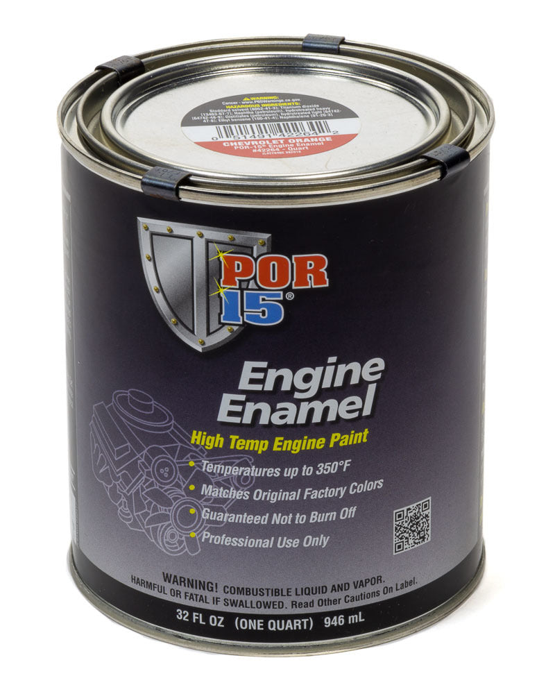 POR-15 Engine Enamel Chevy Oran ge Quart 42264