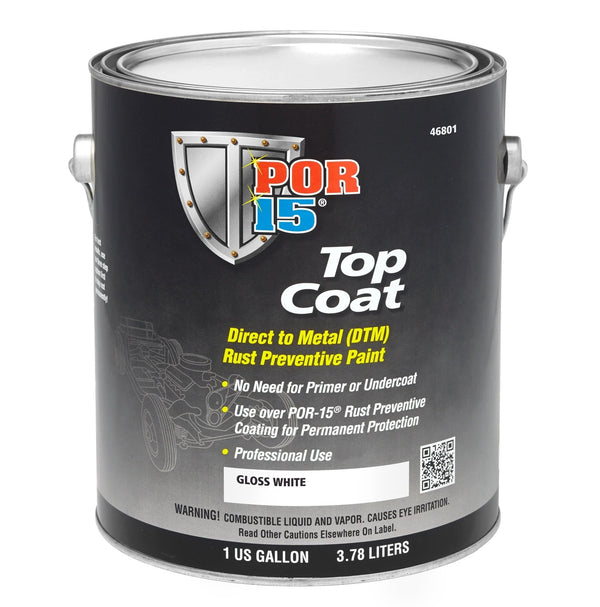 POR-15 Top Coat White Gallon 46801
