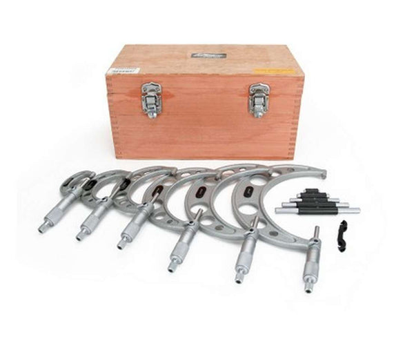 POWERHOUSE Outside Micrometer Set - 0 to 6in POW152006
