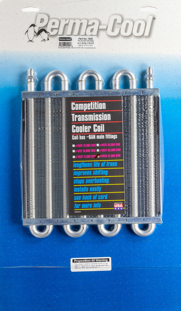 PERMA-COOL Deluxe Thinline TransCoo ler 8 Pass -6AN 1025