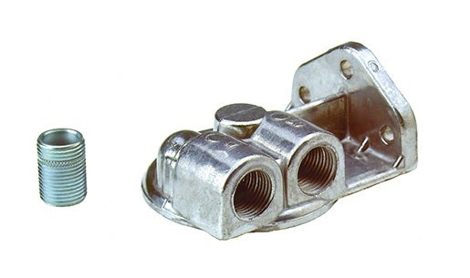 PERMA-COOL Oil Filter Mount 3/4in- 16 Ports: 1/2in NPT 1711