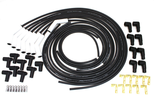 PERTRONIX IGNITION Univ. park Plug Wire Set 8mm w/45-Deg Ceramic Bts 808215HT