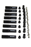 PERTRONIX IGNITION Ceramic Spark Plug Boot Kit Straight 8pk Black 8562HT-8