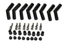 PERTRONIX IGNITION Ceramic Spark Plug Boot Kit 45-Deg 8pk Black 8563HT-8