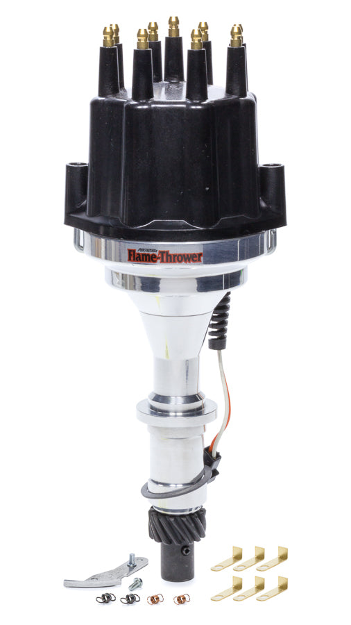 PERTRONIX IGNITION Billet Distributor Pont. V8 - Black Male Cap D320710