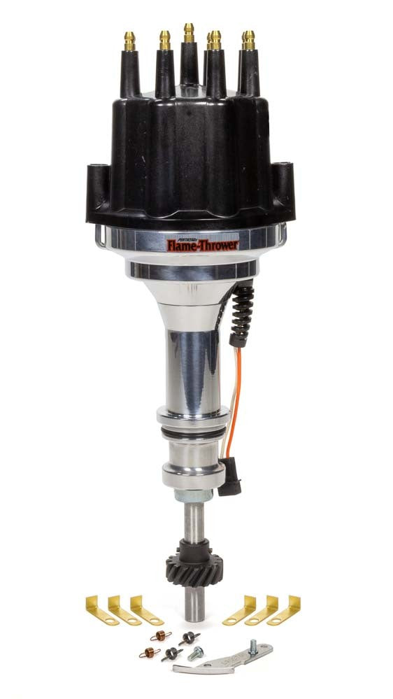 PERTRONIX IGNITION Billet Distributor BBF 351C-460 Black Male Cap D332710