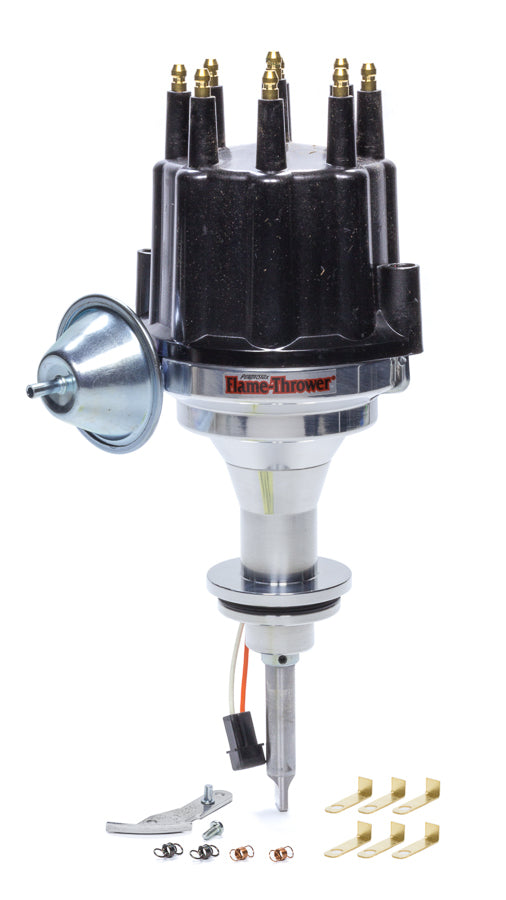 PERTRONIX IGNITION Billet Distributor SBM 273-360 Black Male Cap D341710