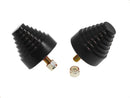 PROTHANE Bump Stop 2-1/4 x 2-1/4 Stepped Cone Pair 19-1318-BL