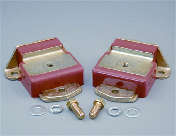 PROTHANE 63-72 GM Truck Engine Mounts Red 7-509