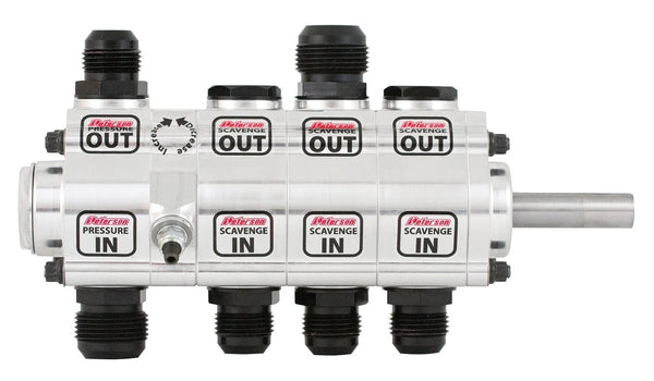 PETERSON FLUID Oil Pump 4 Stage L/S w/ Rear Drive Drag 791208