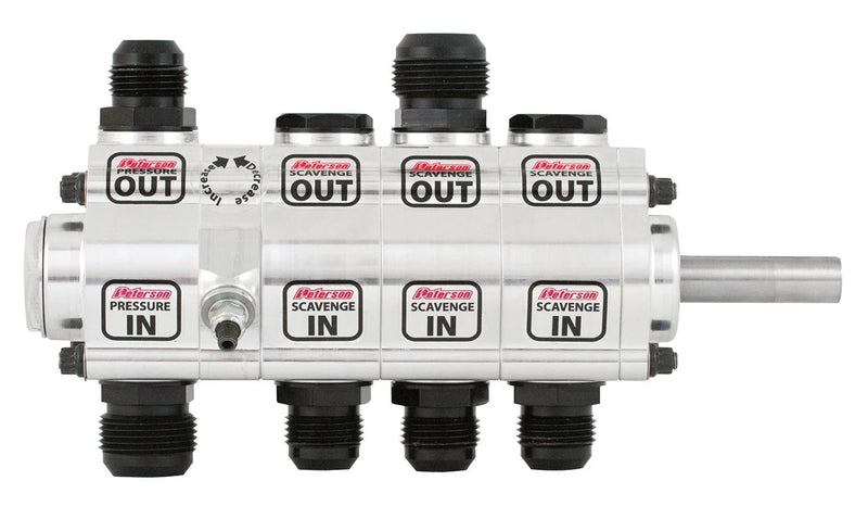 PETERSON FLUID Oil Pump 4 Stage L/S w/ Rear Drive Drag 791208