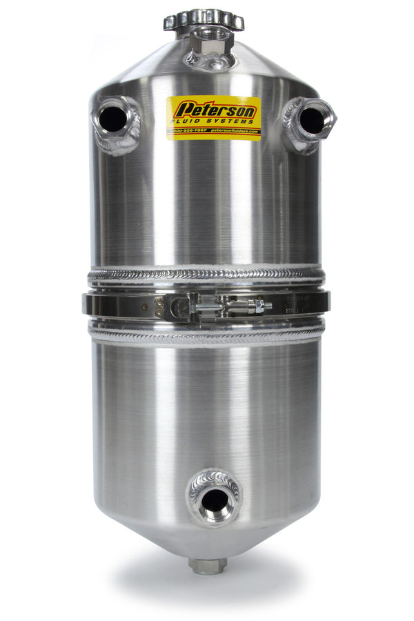 PETERSON FLUID Dry Sump Tank 5 Gal Dual Scavenge 41852