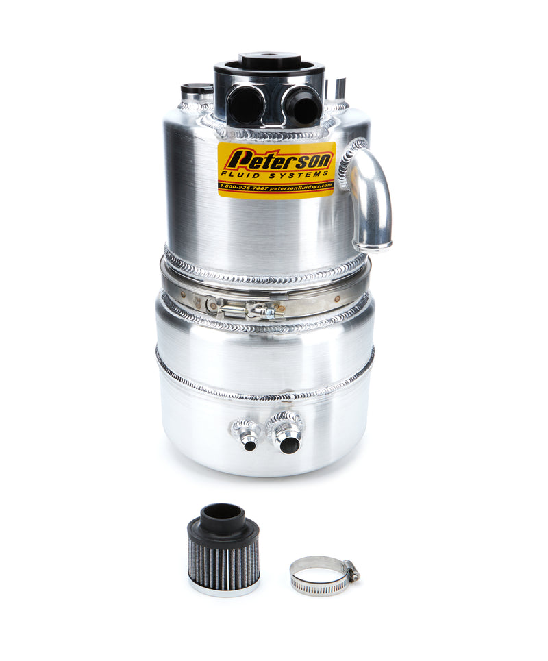 PETERSON FLUID Dry Sump Tank 5Gal w/ 10in Bottom 2600375