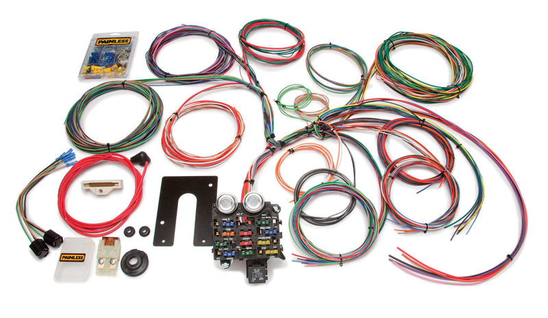 PAINLESS WIRING Wiring Harness CJ2-5Jeep w/Thru Firewall Grommet 10105