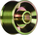 POWERMASTER Pulley 8-Groove Yellow Zinc 58mm OD 108