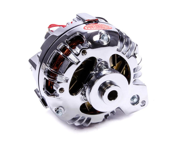 POWERMASTER Chrome Mopar 95amp Alter Single Groove Pulley 175191