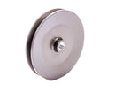 POWERMASTER 5-1/4in Dia Deep V-Belt Alt Pulley Billet Alum 183