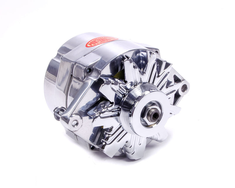 POWERMASTER Polished 100 amp Delco Alternator 27294