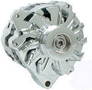 POWERMASTER Polished GM Alternator 105 Amp W/Serpentine Pul 27861