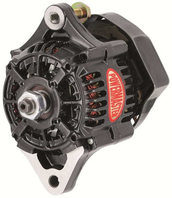 POWERMASTER Mini Denso 75amp Race Alternator Black 8182