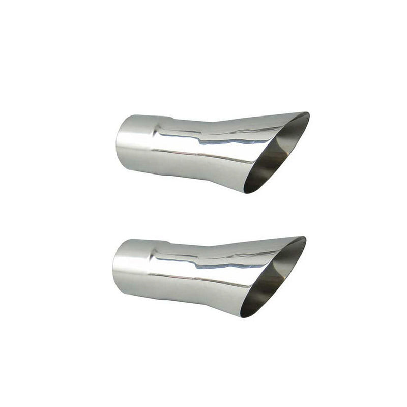 PYPES PERFORMANCE EXHAUST 68-72 2.5in Olds 442 Trumpet Exhaust Tips EVT34