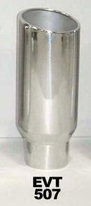 PYPES PERFORMANCE EXHAUST Exhaust Tip 5in x 7in 18in L Polished Weld-on EVT507