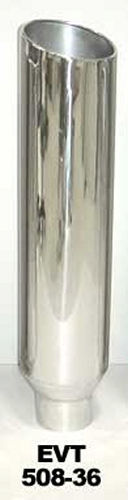 PYPES PERFORMANCE EXHAUST Exhaust Stack 5in x 8in 36in L Polished EVT508-36