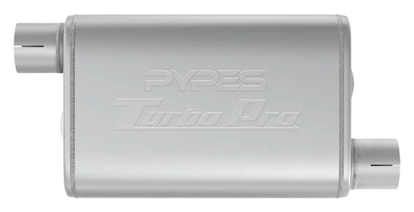 PYPES PERFORMANCE EXHAUST Turbo Pro Muffler 2.5in Offset In/Out MVT10