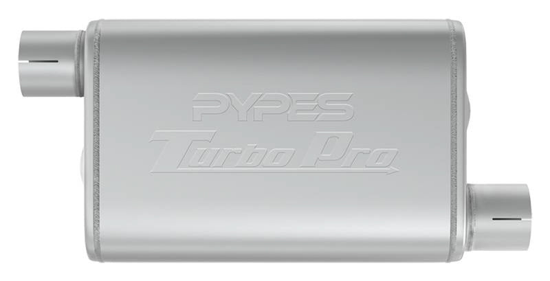 PYPES PERFORMANCE EXHAUST Turbo Pro Muffler 2.5in Offset In/Out MVT10