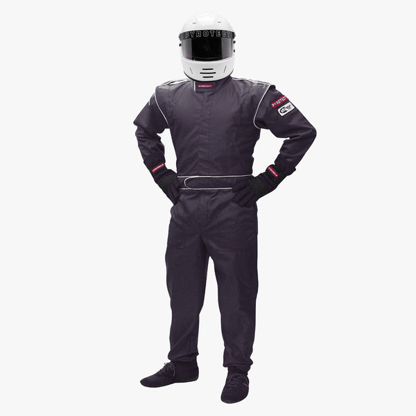 PYROTECT Suit Junior Large Black SFI-1 JS100220